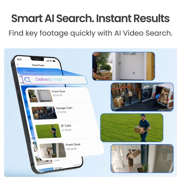 Reolink SMB kamera RP-PCV8MZ, 8MP, 4K, IK10 vandal odporna, 5x zoom, AI inteligenca