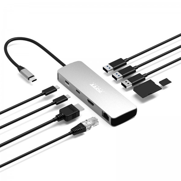 Priklopna postaja tip C, 9 v 1, 1x4K HDMI, 85W Priklopna postaja tip C, 9 v 1, 1x4K HDMI, 85W