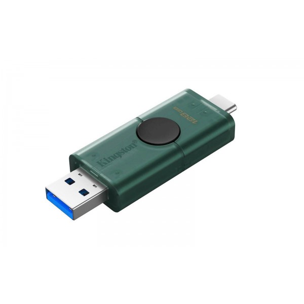 USB C & USB DISK Kingston 128GB DT Duo, 3.2 Gen1