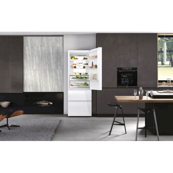 Hladilnik HAIER HTW7720DNGW, 200,6 cm, D, 483 l, French Door, bela steklo