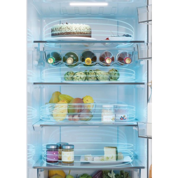 Hladilnik HAIER HTW5620DNMG, 205 cm, D, 414 l, 3-vratni, inox Hladilnik HAIER HTW5620DNMG, 205 cm, D, 414 l, 3-vratni, inox