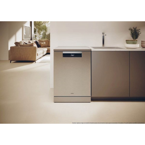 Pomivalni stroj HAIER XF 6B0M3PDX, 60 cm, B, inox