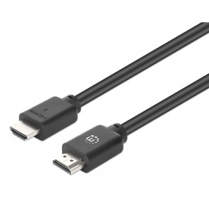 HDMI kabel z Ethernetom 1 m črn MANHATTAN