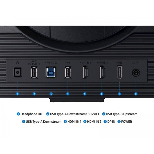 Monitor Samsung 27 G70F Odyssey G7, IPS, 3840x2160, 2x HDMI, DP, 360/180 Hz