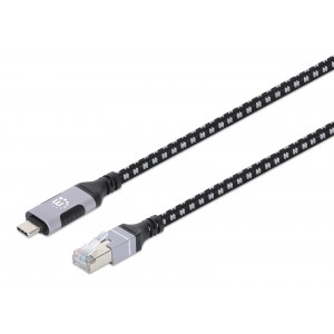 USB Type C to RJ45 Male Ethernet 3.0  2m