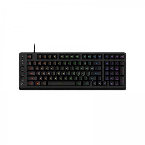 Tipkovnica HP HyperX Eve 1800 za igre, membranska, črna, RGB