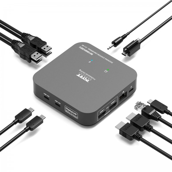 Univerzalna polnilna postaja PORT USB-C 2x4K Univerzalna polnilna postaja PORT USB-C 2x4K