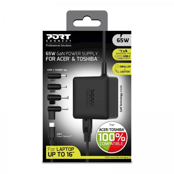 Napajalnik GaN 65W Acer/Toshiba Napajalnik GaN 65W Acer/Toshiba