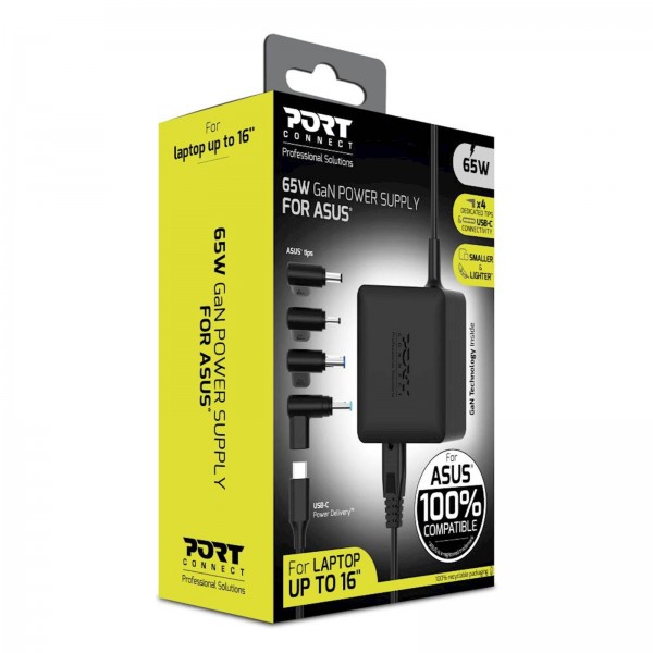 Napajalnik PORT GaN 65W Asus Napajalnik PORT GaN 65W Asus