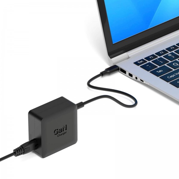Napajalnik Port GaN 65W, Tip C, AC kabel EU Napajalnik Port GaN 65W, Tip C, AC kabel EU