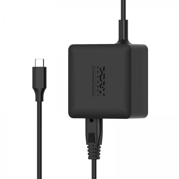 Napajalnik Port GaN 65W, Tip C, AC kabel EU Napajalnik Port GaN 65W, Tip C, AC kabel EU