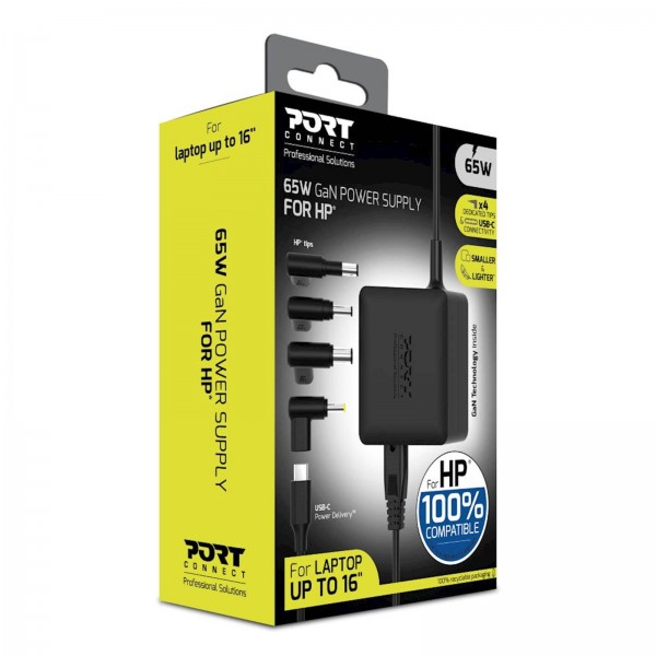 Napajalnik PORT GaN 65W za HP Napajalnik PORT GaN 65W za HP