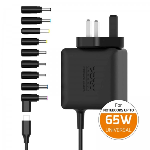 Napajalnik PORT GaN 65W plug in univerzalni EU