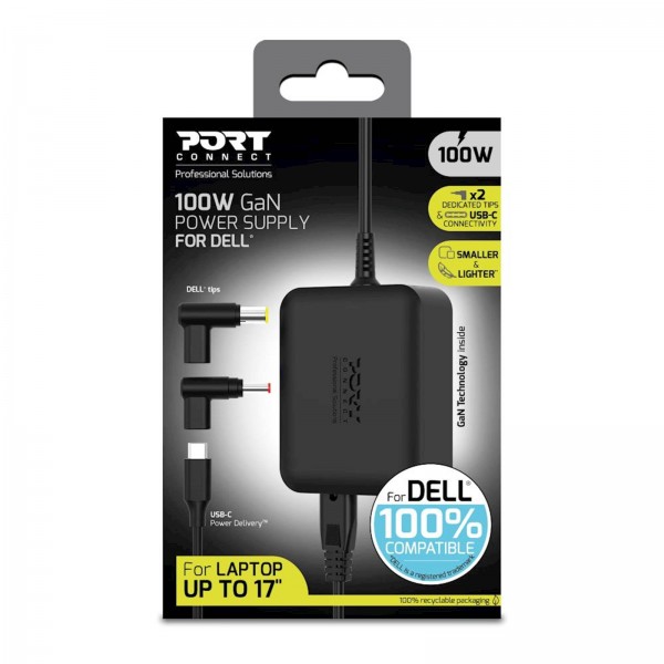 Napajalnik PORT GaN 100w /Dell EU Napajalnik PORT GaN 100w /Dell EU