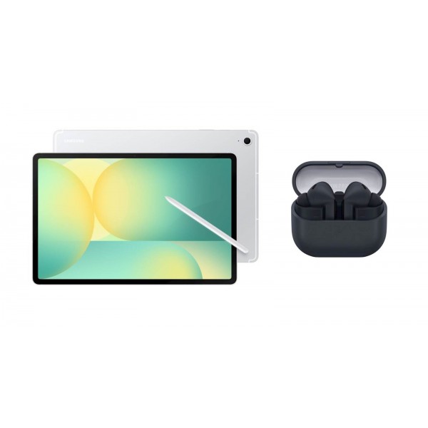 SAMSUNG GALAXY TAB S10 X620 FE+128GB WIFI SILVER + SLUŠALKE BUDS3 FE