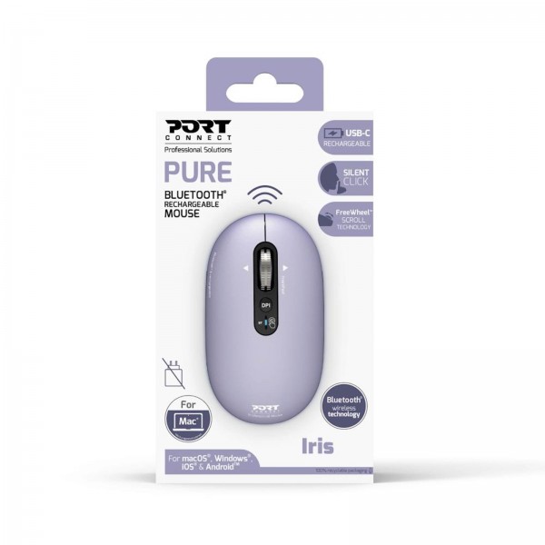 Miška PORT Bluetooth Pure Mac Iris Miška PORT Bluetooth Pure Mac Iris