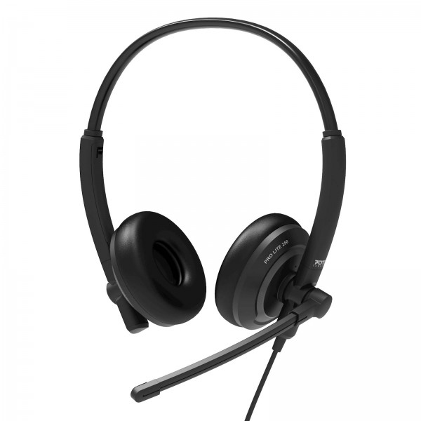 Slušalke stereo PORT USB z mikrofonom, žične