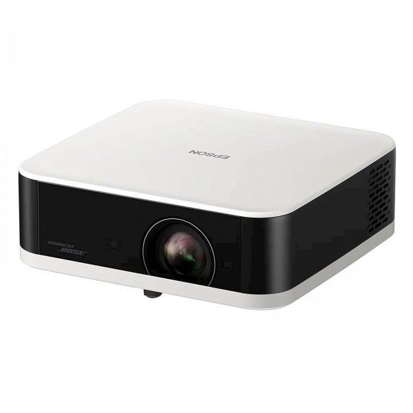 Diamantno bel Epson Lifestudio Pop EF-61W, prenosni projektor Smart, Sound by Bose, Google TV, Full