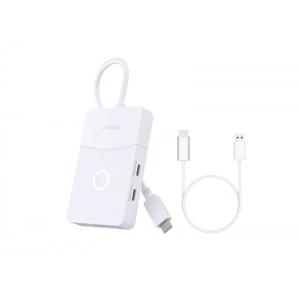 D-LINK DUP-501 5 v1 USB razdelilec, Brezžični HDMI, 100W PD