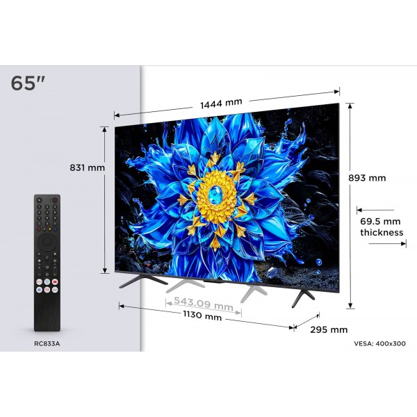 TCL 65 Premium QD-Mini LED TV 65P8L