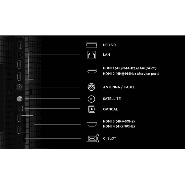 TCL 55 Premium QD-Mini LED TV 55P8L