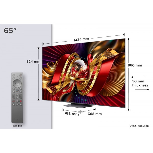 TCL 65 PREMIUM SQD-Mini LED TV 65C8L
