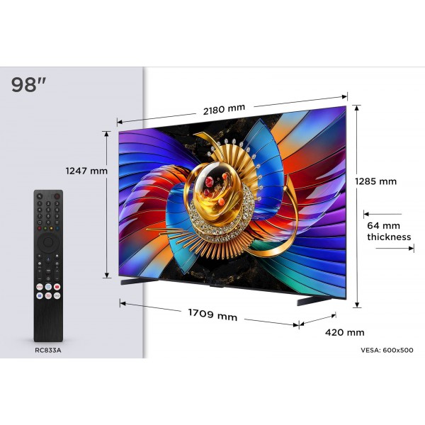 TCL 98 Premium SQD-Mini LED TV 98Q7D Pro TCL 98 Premium SQD-Mini LED TV 98Q7D Pro