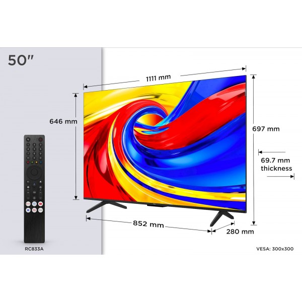 TCL 50 Premium QLED TV 50P7L TCL 50 Premium QLED TV 50P7L