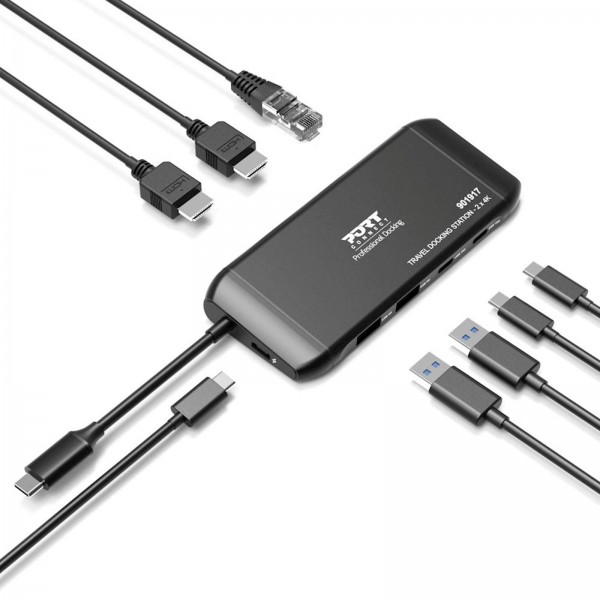 POLNILNA POSTAJA PORT TIP C TRAVEL 2X4K PD 100W (HDMI 2x) POLNILNA POSTAJA PORT TIP C TRAVEL 2X4K PD 100W (HDMI 2x)