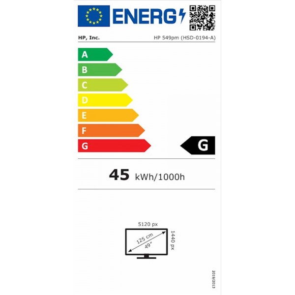 Monitor HP Series 5 Pro 49 DQHD - 549pm, (49'') DQHD (5120 x 1440) 400nit, 32:9