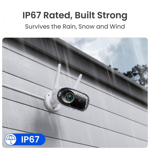 Reolink IP Kamera Elite Series W740, 8MP, 4K, vidno polje 180°, 24/7 snemanje, 30m IR, Ai zaznavanje