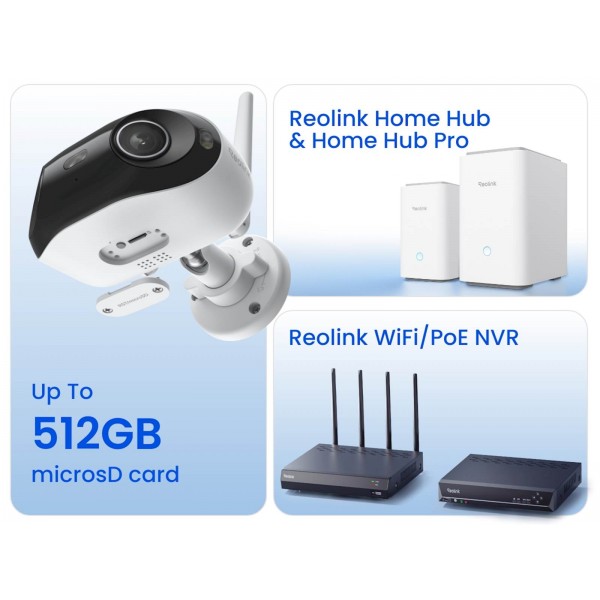 Reolink IP Kamera Elite Series W740, 8MP, 4K, vidno polje 180°, 24/7 snemanje, 30m IR, Ai zaznavanje