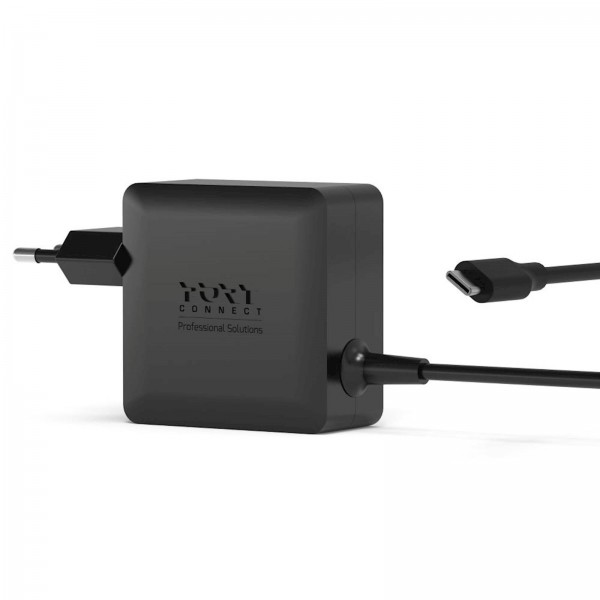 Napajalnik Port GaN 65W, Tip C, AC plug in EU Napajalnik Port GaN 65W, Tip C, AC plug in EU