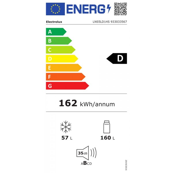 Vgradni komb. hladilnik Electrolux LNS5LD14S, Low Frost, 144,1 cm Vgradni komb. hladilnik Electrolux LNS5LD14S, Low Frost, 144,1 cm