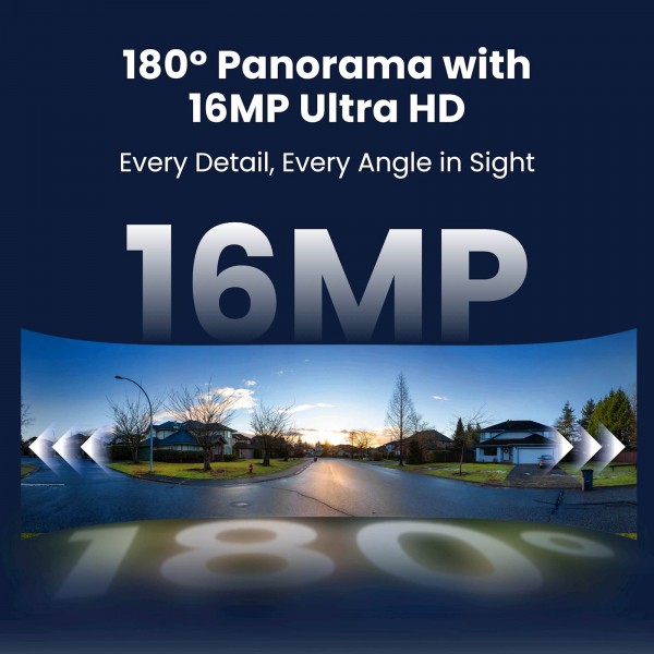 Reolink Ip Kamera Floodlight Elite PRO F760P, 16MP, 4K, vidni kot 180°, Reflektor 2800 lumnov, Ai Reolink Ip Kamera Floodlight Elite PRO F760P, 16MP, 4K, vidni kot 180°, Reflektor 2800 lumnov, Ai