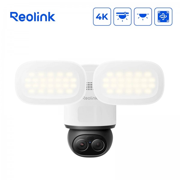 Reolink Ip Kamera TrackFlex Floodlight F850P, 8MP, 4K, 3000 lumnov reflektor, 30M IR, 6x zoom, Ai