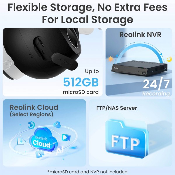 Reolink Ip Kamera TrackFlex Floodlight F850P, 8MP, 4K, 3000 lumnov reflektor, 30M IR, 6x zoom, Ai Reolink Ip Kamera TrackFlex Floodlight F850P, 8MP, 4K, 3000 lumnov reflektor, 30M IR, 6x zoom, Ai