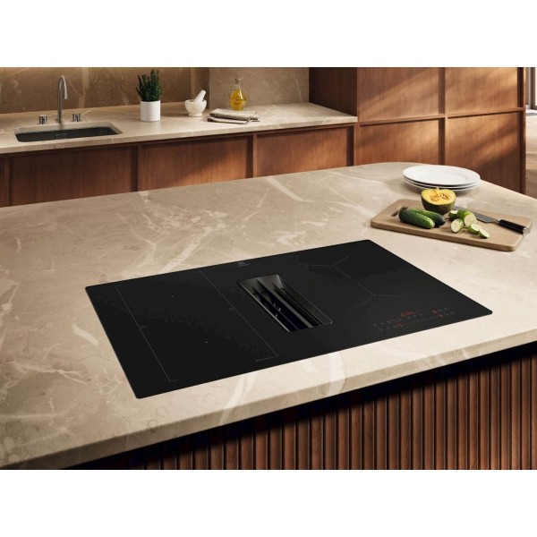 Vgr. plošča Electrolux z integrirano napo ECC83410CT, Saphir Matt