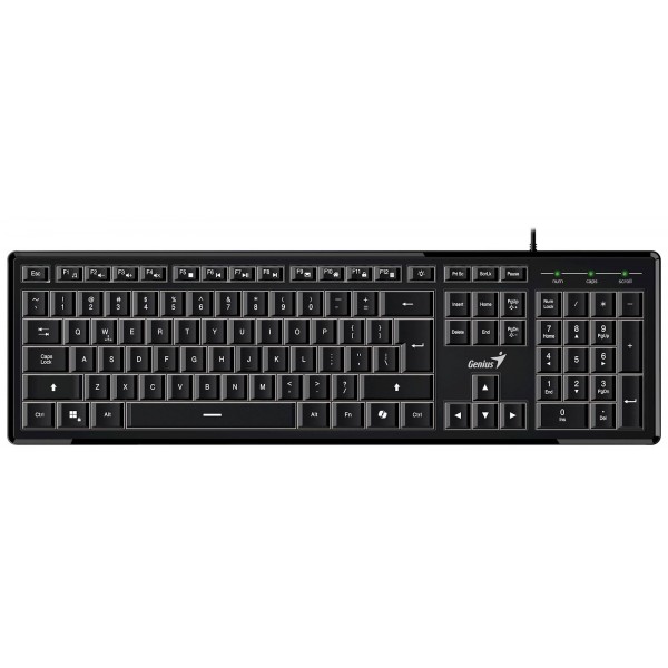 Tipkovnica Genius SlimStar 820,AI,BLK,SER,!USB