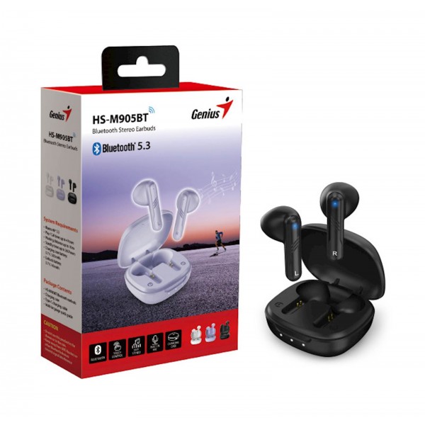 Slušalke Genius Bluetooth HS-M905BT,črne Slušalke Genius Bluetooth HS-M905BT,črne
