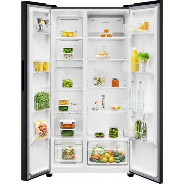 Ameriški hladilnik Electrolux EAT6ME53E0, črno steklo