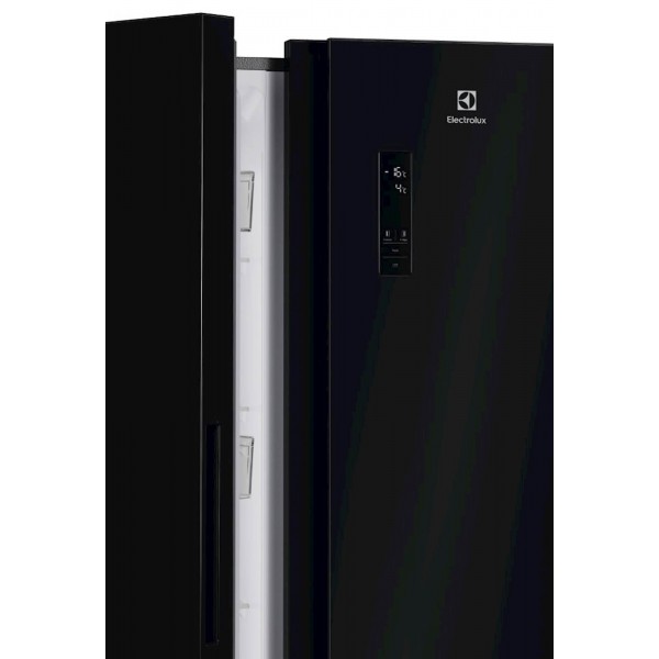 Ameriški hladilnik Electrolux EAT6ME53E0, črno steklo