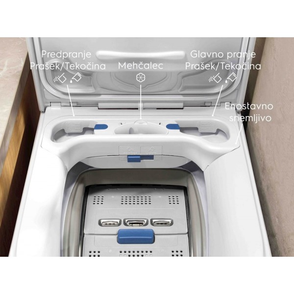 Pralni stroj Electrolux EW6T837E, 7 kg, zgor. polnjenje