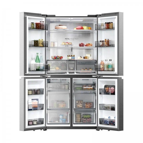 Hladilnik HAIER HCR59F18DNMM, 182,5 cm, D, 706 l, 4-vratni, Inox Hladilnik HAIER HCR59F18DNMM, 182,5 cm, D, 706 l, 4-vratni, Inox