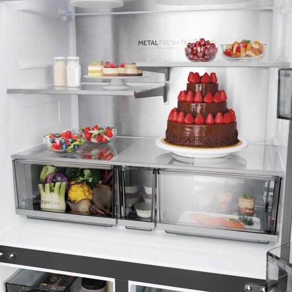 Hladilnik HAIER HCR59F18DNMM, 182,5 cm, D, 706 l, 4-vratni, Inox Hladilnik HAIER HCR59F18DNMM, 182,5 cm, D, 706 l, 4-vratni, Inox