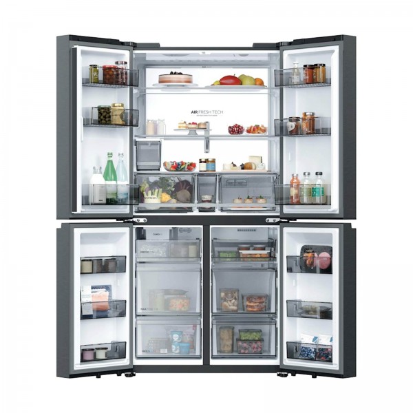 Hladilnik HAIER HCR79F18CHMB, 182,5 cm, C, 700 l, 4-vratni, Črna Hladilnik HAIER HCR79F18CHMB, 182,5 cm, C, 700 l, 4-vratni, Črna