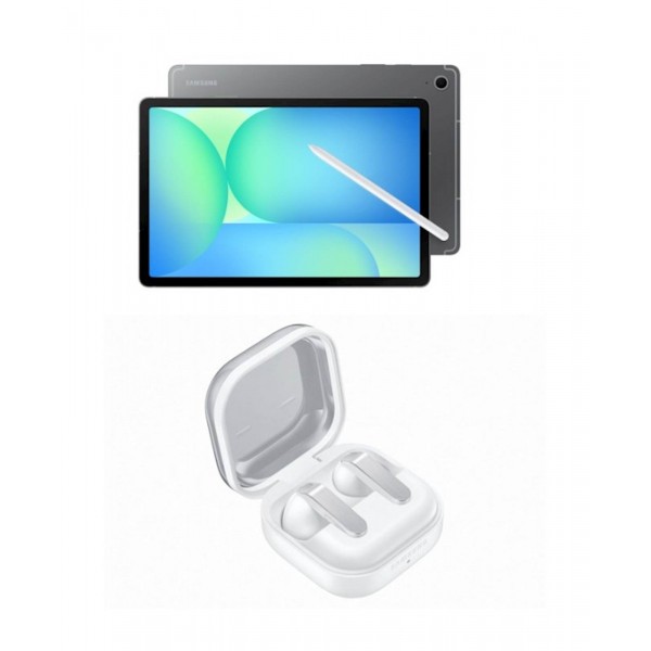SAMSUNG GALAXY TAB S10 X520 FE 128GB WIFI SIVA + SLUŠALKE BUDS4 BELE