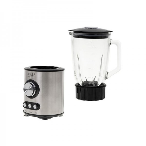 Adler zmogljiv blender in mešalnik 1700W AD4078 srebrne barve