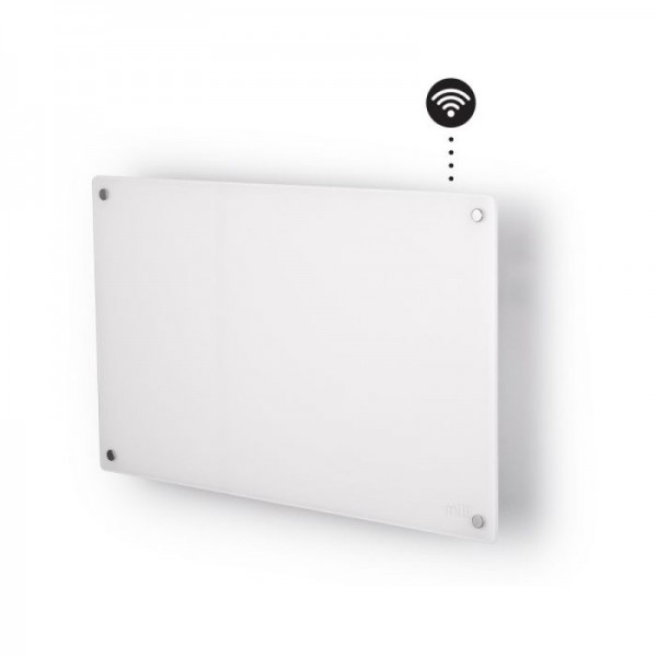 MILL panelni konvekcijski radiator Wi-Fi 600W steklo GL600WIFI3