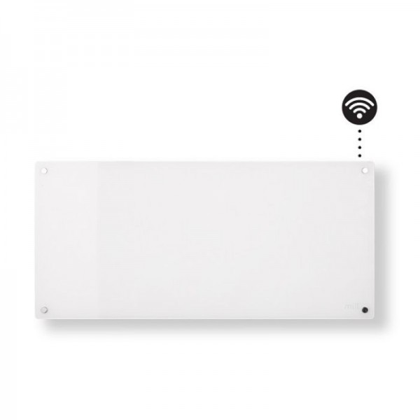 MILL panelni konvekcijski radiator Wi-Fi 900W bel steklo GL900WIFI3